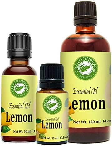 יצירה שמן אתרי לימון פארם | Aceite de Cingrus לימון | שמן לימון למפזר בריאות בריאות 1 גרם גודל